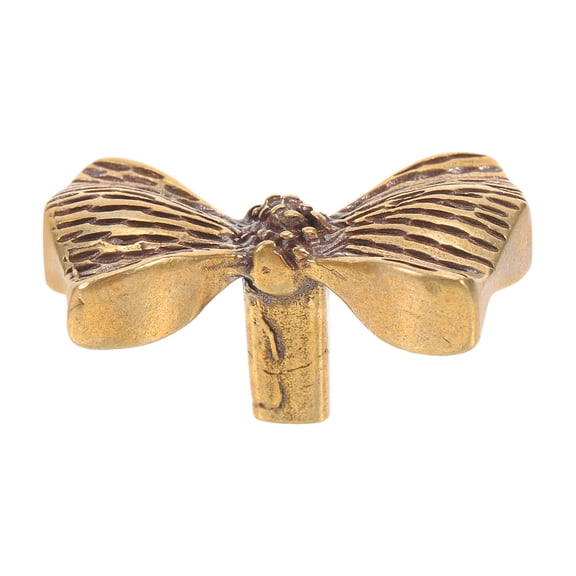 NIAIZEK Bow Knot Drawer Handle Brass Furniture Enhancement Assorted Color for Homeowners and Interior Designers 1Pack