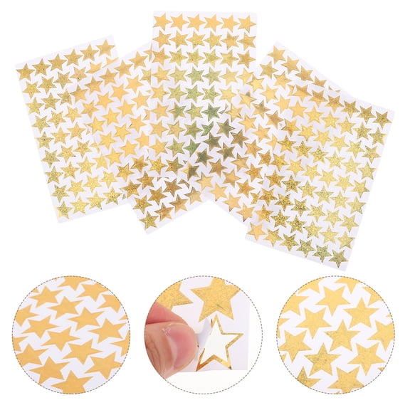 NIAIZEK Shiny Star Stickers Self-Adhesive Reward Labels for School, Teachers, Kids, Classroom, Crafts