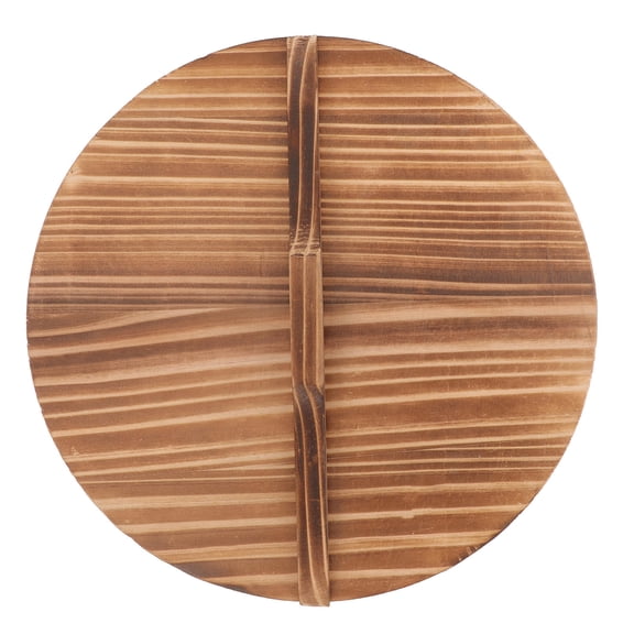 NIAIZEK Large Handle Wooden Wok Lid Pot Cover Anti Splash Protective Kitchen Gadget