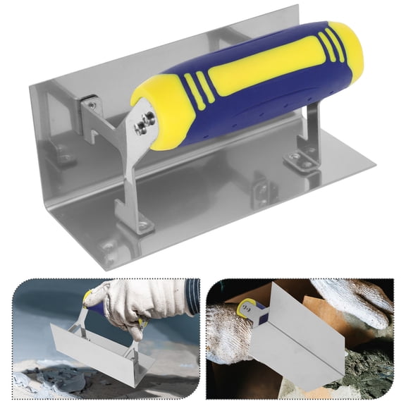 NIAIZEK Drywall Tools Finishing Corner Trowel Stainless Steel 1Pcs
