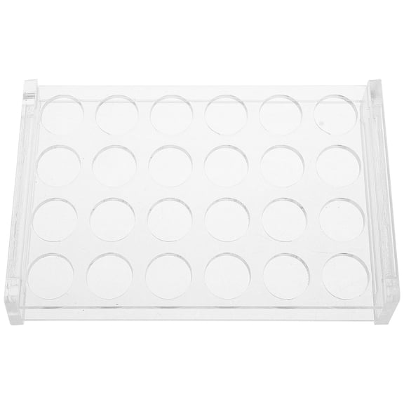 NIAIZEK Test Tube Storage Organizer Acrylic Stand for Chemistry and Laboratory Sample Display