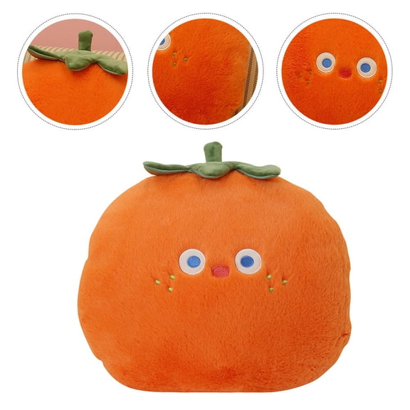 NIAIZEK Adorable Orange Plush Fruit Pillow Decorative Cushion for Home Sofa and Car