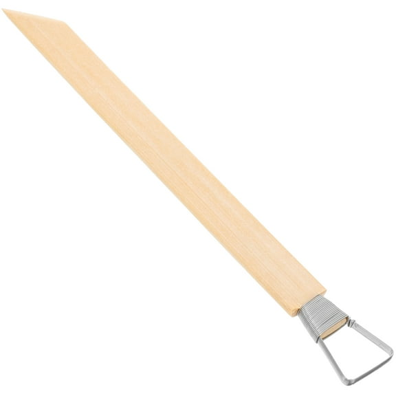 NIAIZEK Clay Sculpting Scraper with Wood Handle and Stainless Steel for Art and Pottery Projects