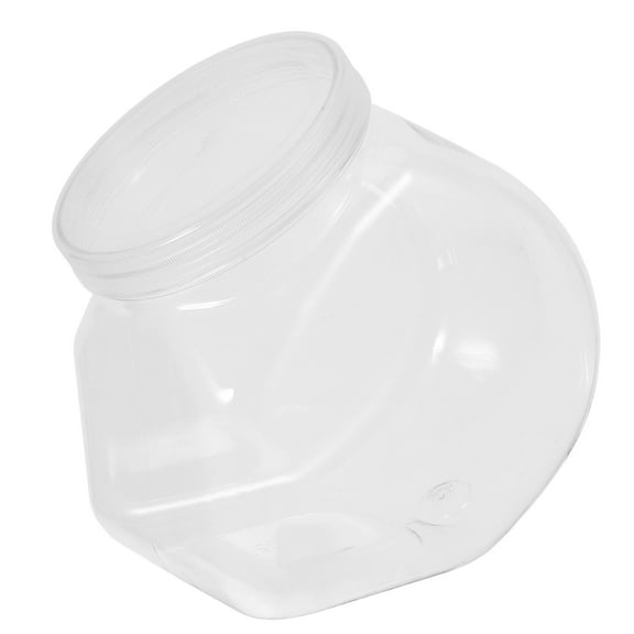 NIAIZEK Clear Reusable Plastic Bottle with Sealed Lid for Food Grade Storage