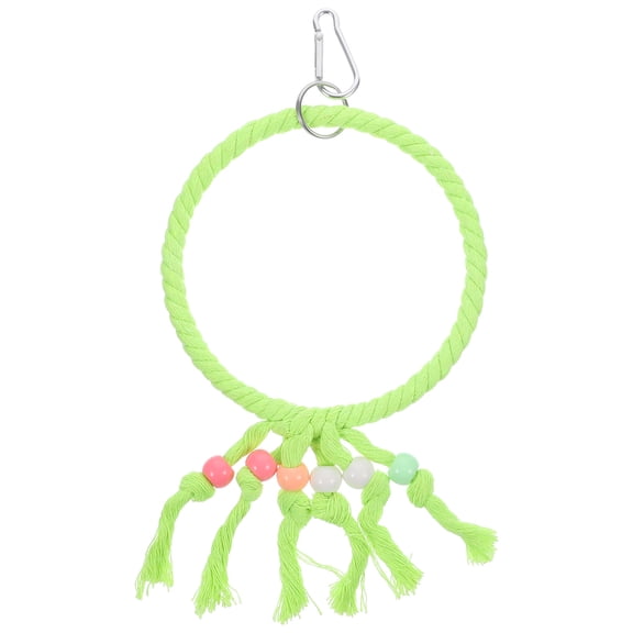 NIAIZEK Bird Cage Accessories Parakeets Perch Toy Light Green 1Pack