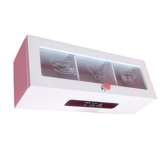 NIAIZEK Wooden Tea Storage Box for Home Use, Wood Tea Organizer, 1 Pc, Kitchen Countertop Storage