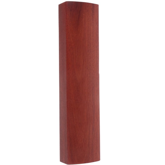 NIAIZEK Rectangular Paper Weight for Writing Dark Red Wood 1Pcs Back to School