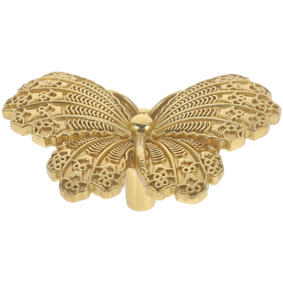 NIAIZEK Elegant Brass Butterfly Door Knobs for Dressers Drawers and Cabinets with Stylish Design