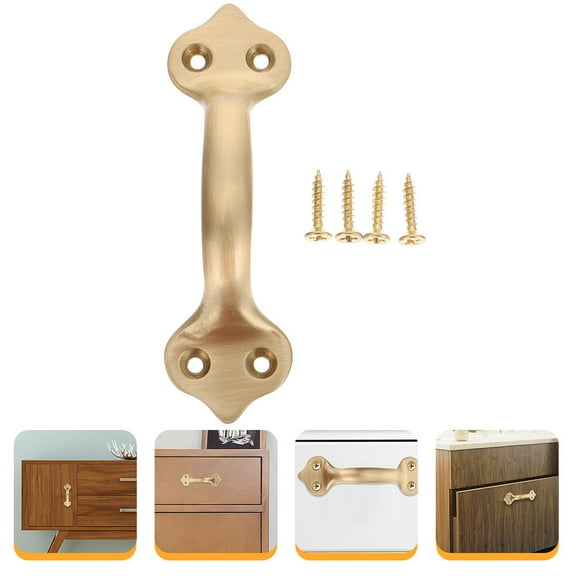 NIAIZEK Gold Dresser Knobs Furniture Handle Matte Brushed 1Pack