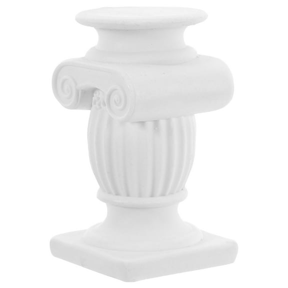NIAIZEK Wedding Roman Column Pillars Resin Sculpture Beige Indoor Decorative 1 Set for Event and Home Decor