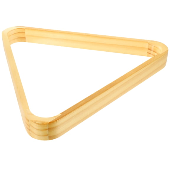NIAIZEK Golden Billiard Triangle Rack Durable Pool Ball Organizer for Game Room and Pub