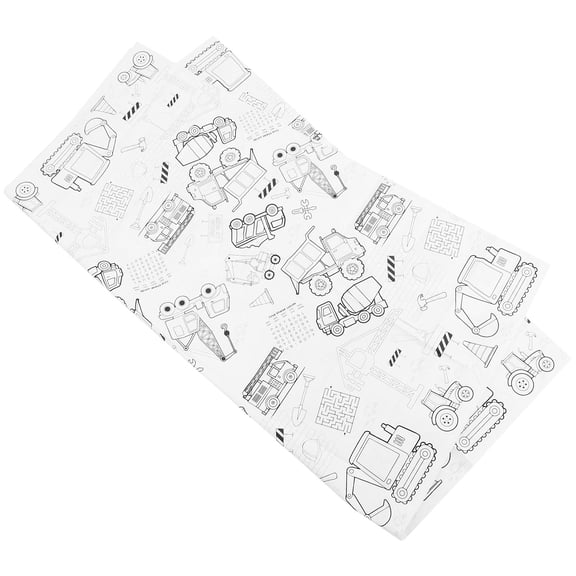 NIAIZEK Multi Colored Paper Table Cloth for Birthday Party and Restaurant Settings