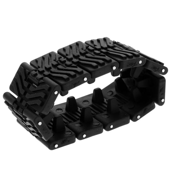 NIAIZEK 10Pcs Black Chain Link Fence Parts for Rc Tank Model Replacement with Strong Loadbearing
