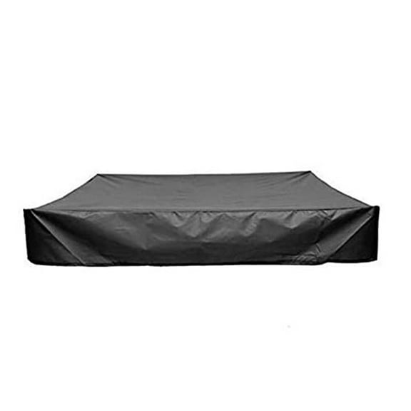 NIAIZEK Black Sandbox Cover - Outdoor for Sandboxes