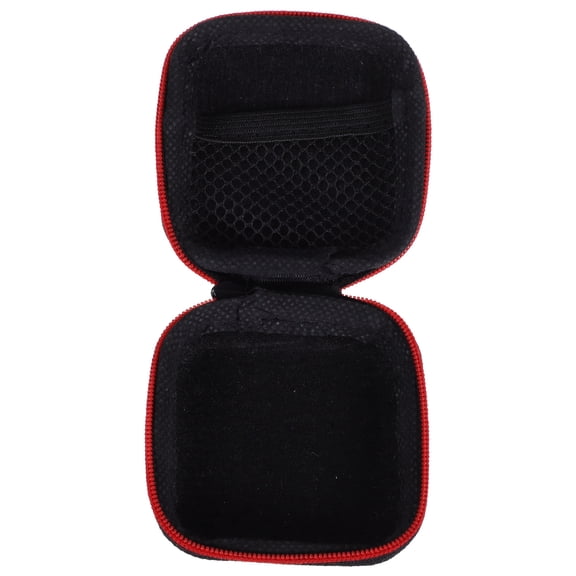 NIAIZEK Black Nylon Earbud Case Pouch, Multifunctional Storage Organizer for Data Cables, Chargers, and Small Accessories