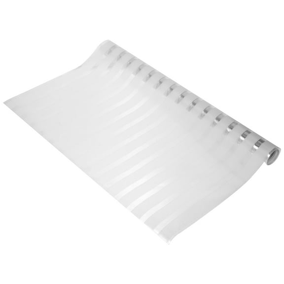 NIAIZEK Easy Install White Window Privacy Film Frosted Glass Cling Decorative for Home Office