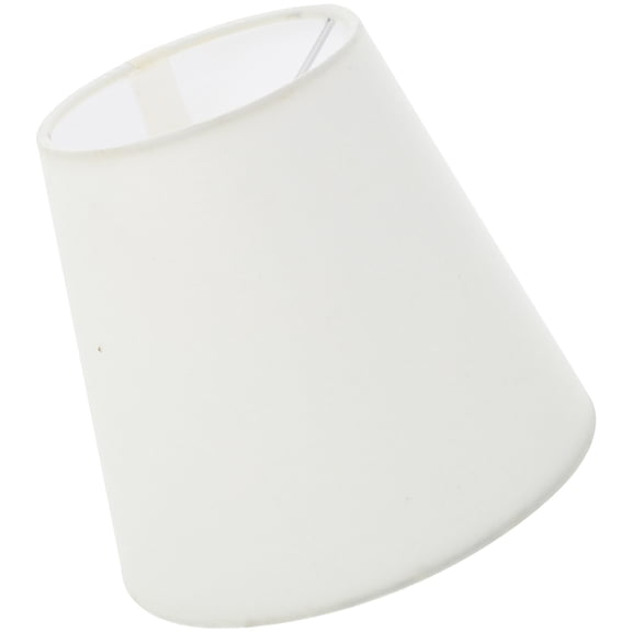 NIAIZEK Beige Fabric Clip-On Lamp Shade for Table and Desk Lamps, Soft Warm Light Cover, Easy to Install