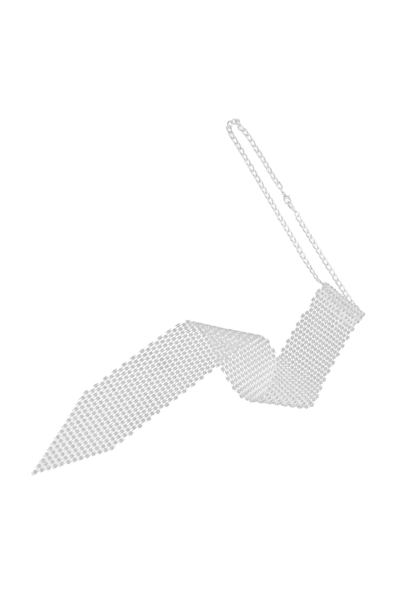 Luxurious Design Rhinestone Neck Tie 1Set for Fashion Enthusiasts