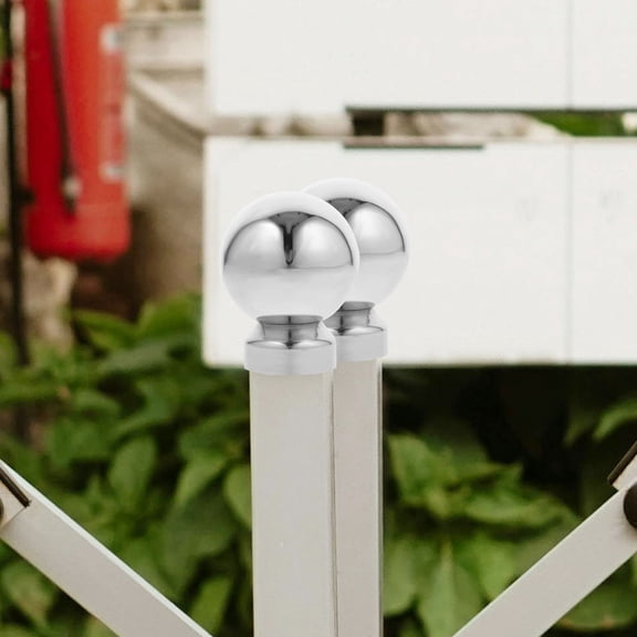 NIAIZEK Lightweight Hollow Metal Post Cap for Decorative Garden and Railing Use