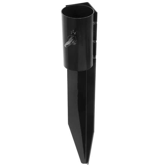NIAIZEK Solar Light Spikes Replacement Metal Stake, Black 1 Pack, Outdoor Garden Pathway Landscape Light Ground Mount Rod