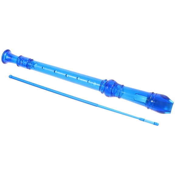NIAIZEK Kids Musical Instruments Blue ABS Recorder Instrument for Beginners 1Pcs