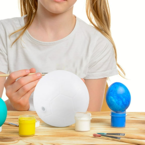 NIAIZEK White PVC Soccer 1 Set Multifunctional Football for Game, Charity Events, Fan Gear and Training Use