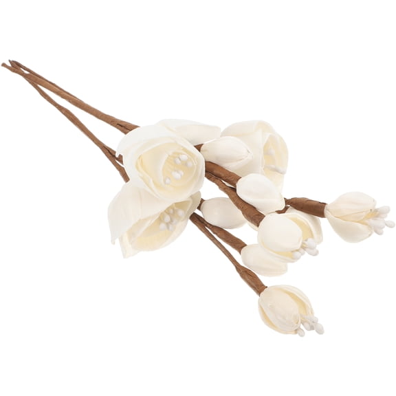NIAIZEK 3Pcs White Rice Paper Diffuser Sticks for Bedroom Office Home Decor