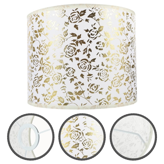 NIAIZEK Replacement Fabric Lampshade with Rose Print for Table Lamp and Wall Lamp Use