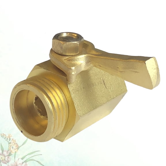 NIAIZEK Garden Watering Brass Valve with Internal and External Thread