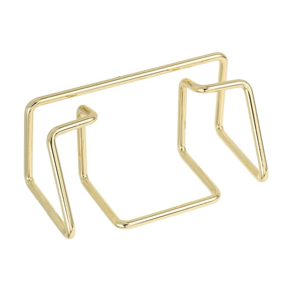 NIAIZEK Golden Iron Business Card Holder Stand for Desk, Elegant Design with Efficient Organization and Construction