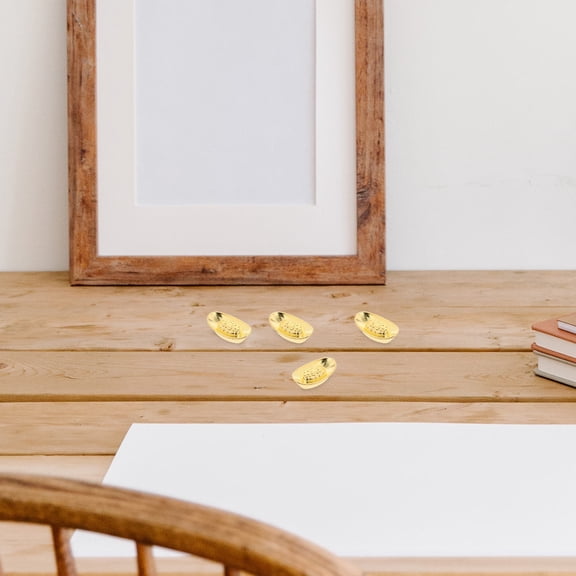 NIAIZEK Golden Miniature Ingot Figurine Feng Shui Wealth Symbol for Home Office Decor Portable Alloy Size 2.5 inches