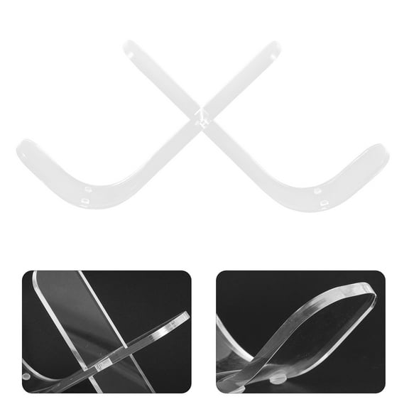 NIAIZEK Clear Acrylic Hockey Puck Display Stand Holder for Autographed Sports Collectibles and Memorabilia