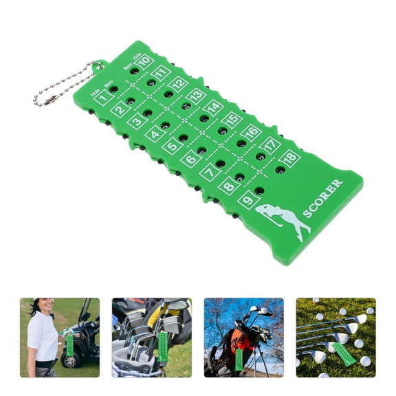 NIAIZEK Golf Stroke Counter Green Compact Scorekeeper for Accurate Game Tracking