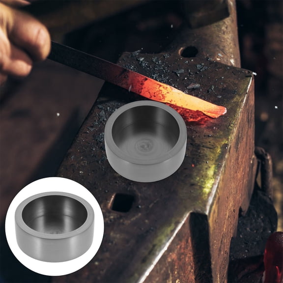NIAIZEK Round Graphite Mold for Metal Casting, Resistant Material, High Precision Foundry Tool