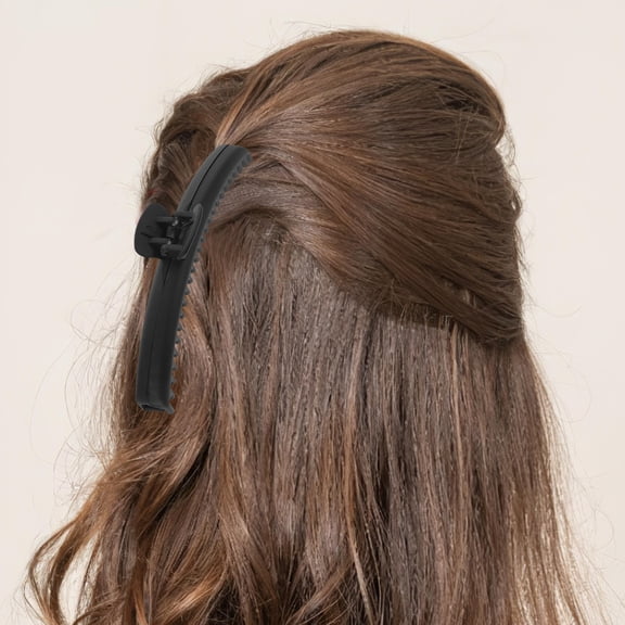 NIAIZEK Large Matte Shark Tooth Hair Clip with Fine Teeth for Secure Hold on Thin and Fine Hair