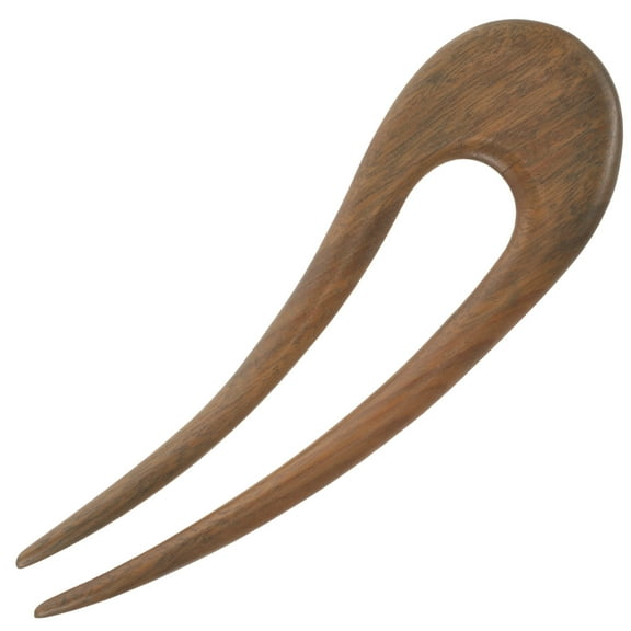 NIAIZEK Light Brown Wooden Hair Stick French Hair Pin for Casual and Formal Styles