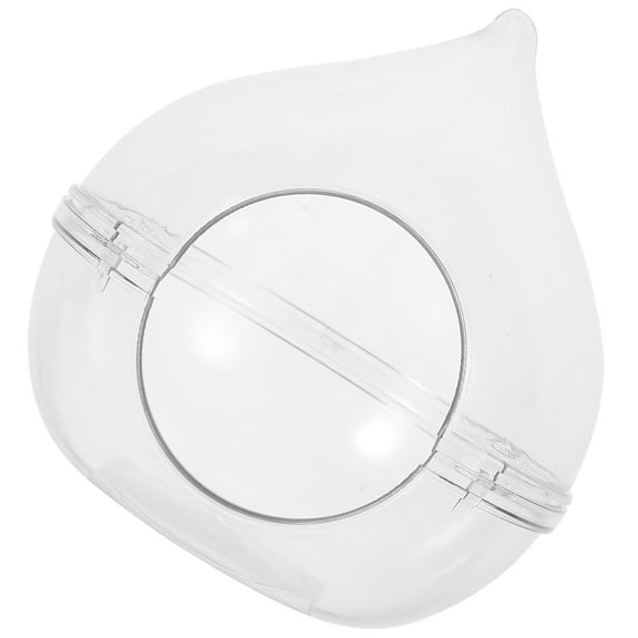 NIAIZEK Hamster Sand Bath Tub Transparent Cage Accessory for Small Animals and Gerbils