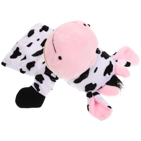 NIAIZEK Cute Farm Animal Plush Hand Puppet with Movable Mouth for Kids Storytelling and Educational Playtime Fun