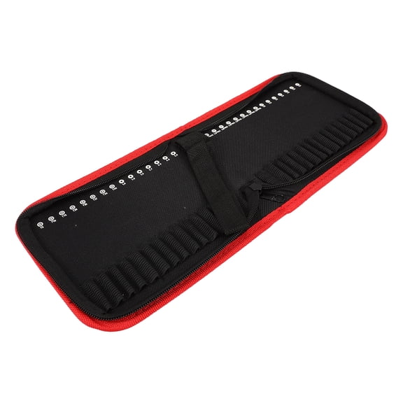 NIAIZEK Handheld Canvas Tool Pouch Organizer with Zipper for Convenient Storage