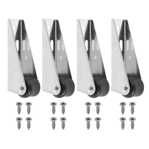NIAIZEK 4Pcs Sliding Door Rollers Replacement Heavy Duty Iron Caster Wheels for Closet Cabinet