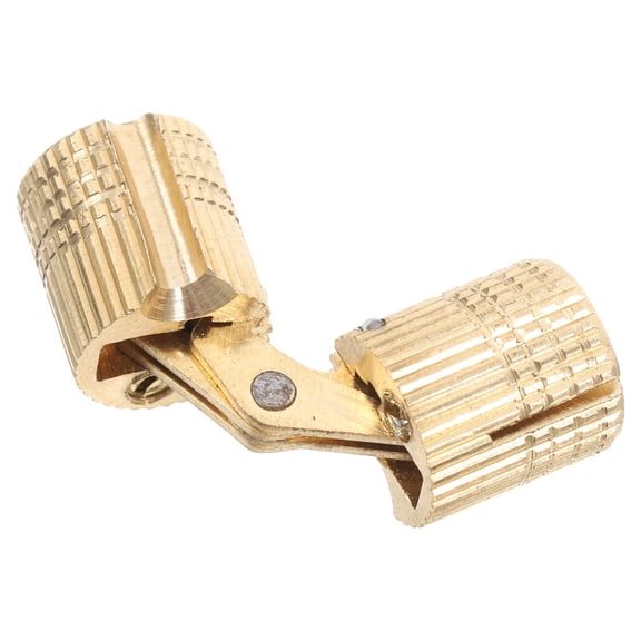 NIAIZEK Barrel Hinges Brass Barrel Hinges Golden 1Set