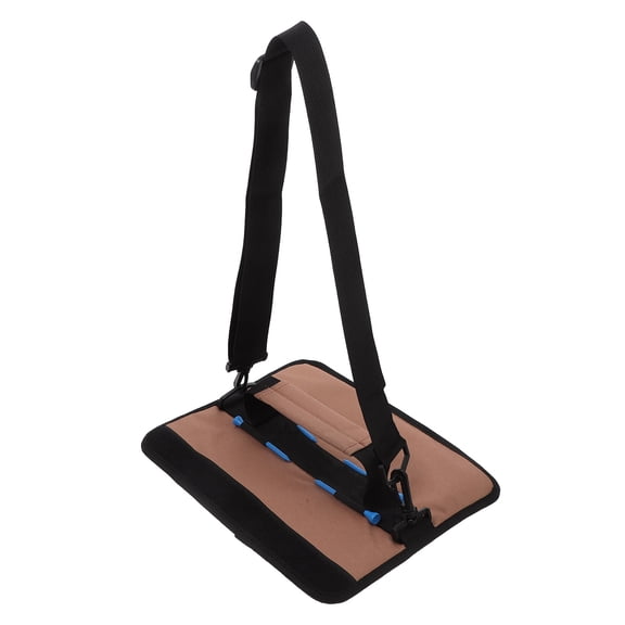 NIAIZEK Nylon Golf Sunday Bag in Khaki Color with Multi Use Storage for Camping and Outdoor