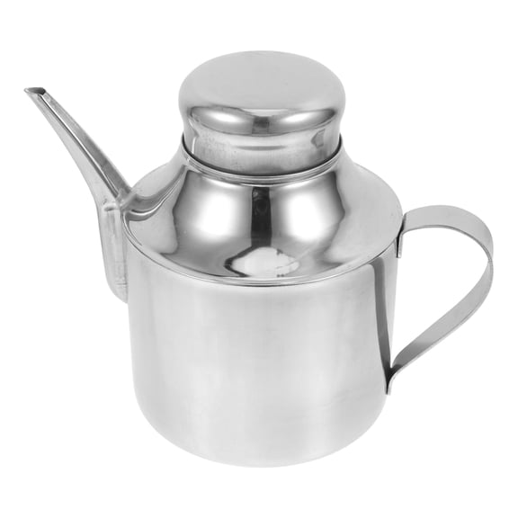 NIAIZEK Leakproof Stainless Steel Oil Dispenser Bottle, Compact Portable Cooking Oil Pot for Kitchen Use