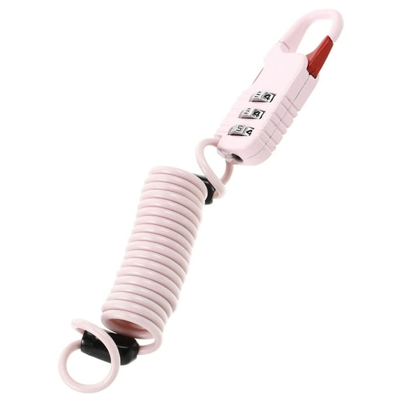 NIAIZEK Portable Steel Cable Bike Lock with Combination Password for and Electric Bikes