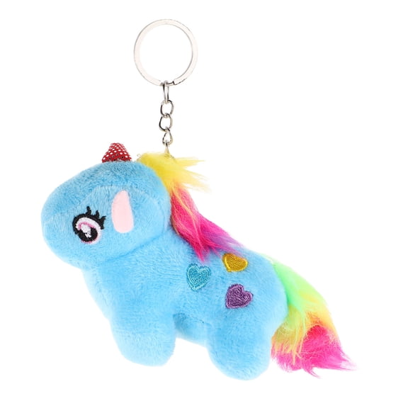 NIAIZEK Unicorn Bag Keychain For Backpack Soft Plush For Birthday Celebration 1Pack