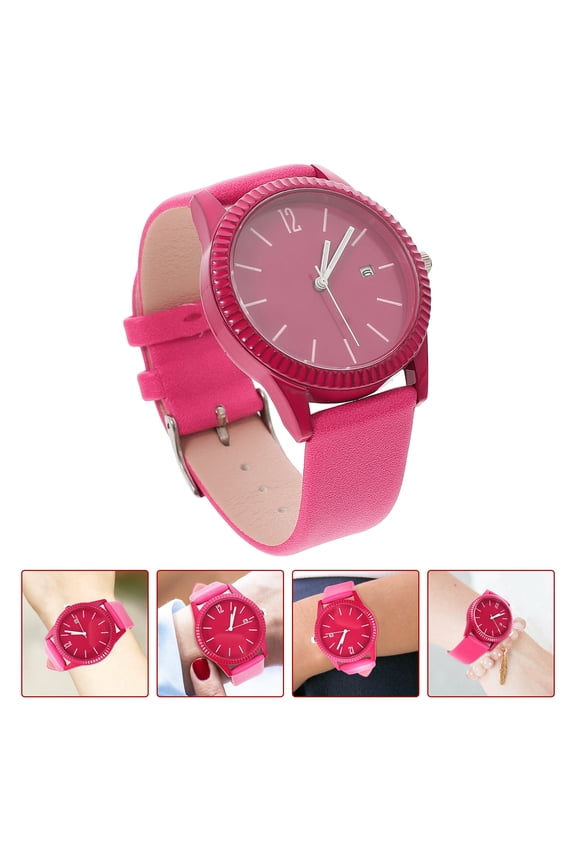 Women's Wrist Watch Rosy Alloy Case Timekeeping Fashion Accessory