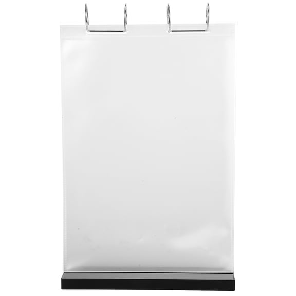 NIAIZEK Clear Acrylic Menu Stand Display Holder for Tabletop, Commercial Sign Holder, and Stylish, 1 Piece