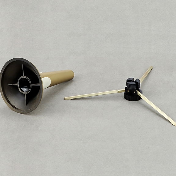 NIAIZEK Portable Foldable Metal Trumpet Stand Golden Color for Instrument Support