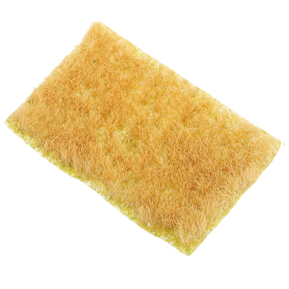 NIAIZEK Yellow Simulated Grass Turf for Model Making and Dollhouse Scenery