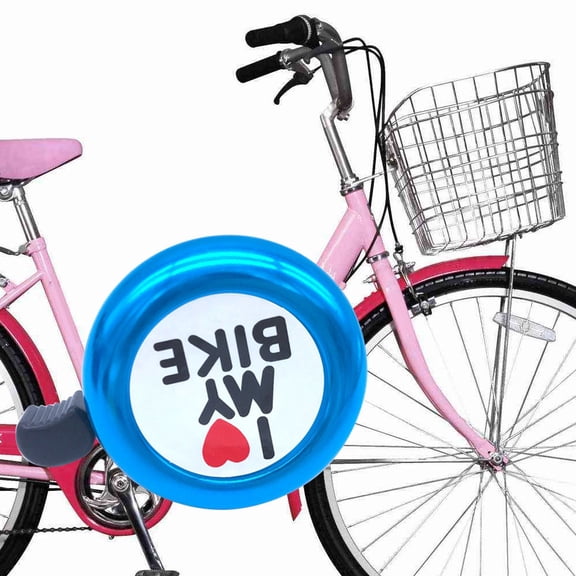 NIAIZEK Loud Bike Bell Aluminum Bike Bell Blue 1Pcs Safety Alert for Adults